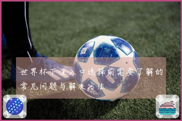 世界杯下注入口选择前需要了解的常见问题与解决方法