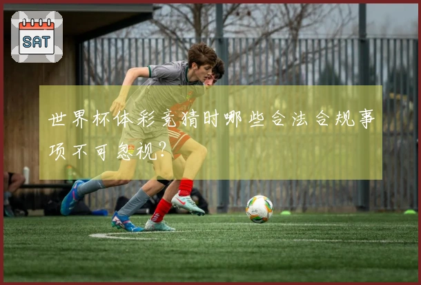 世界杯体彩竞猜时哪些合法合规事项不可忽视？