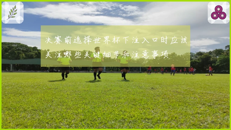 决赛前选择世界杯下注入口时应该关注哪些关键细节和注意事项
